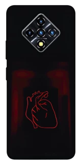 Чехол на Infinix Zero 8 Красное сердце фото 1 из 1