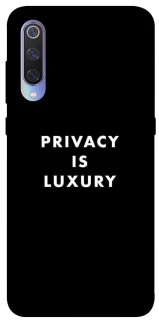Чохол на Xiaomi Mi 9 Privacy is luxury фото 1 з 1