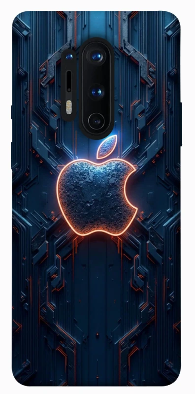 Чехол на OnePlus 8 Pro Apple logo ver.1 фото 1 из 1