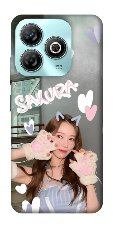 Чохол на ZTE Blade A75 4G Sakura - LE SSERAFIM фото 1 з 1