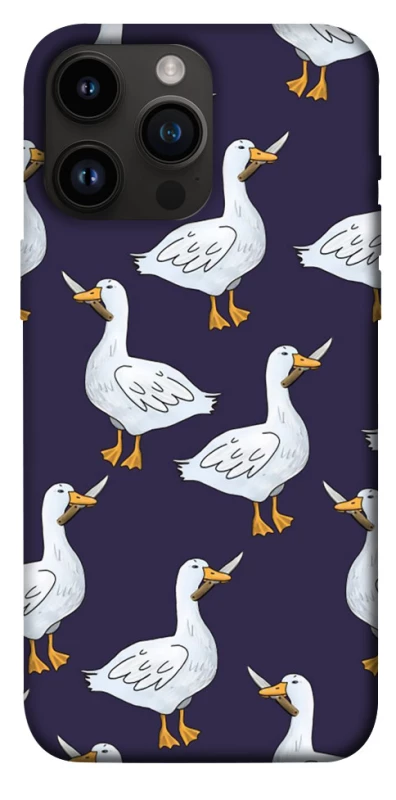 Чохол на Apple iPhone 14 Pro Max (6.7") Гуси з претензією фото 1 з 1