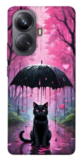 Чохол на Realme 10 Pro+ Black cat фото 1 з 1