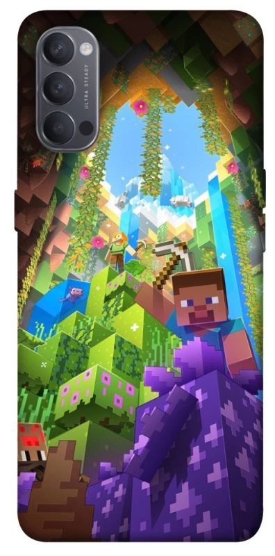 Чохол на Oppo Reno 4 Minecraft forever фото 1 з 1