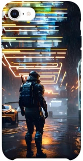 Чехол на Apple iPhone SE (2020) Cyber character фото 1 из 1