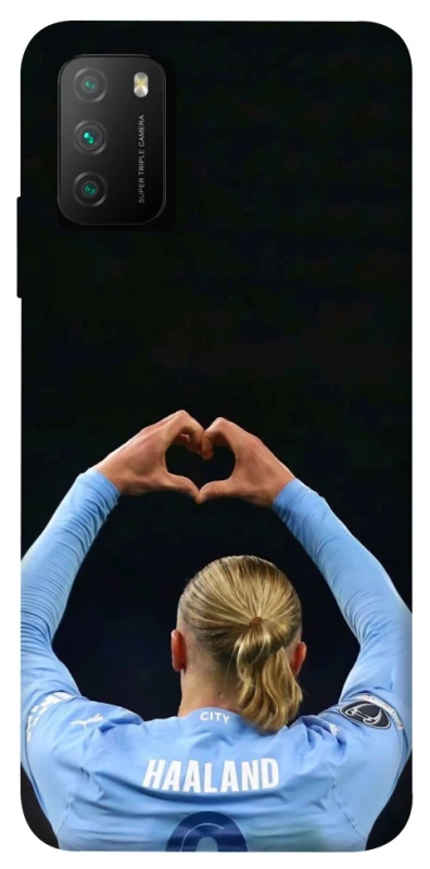 Чехол на Xiaomi Poco M3 Erling Haaland V2 фото 1 из 1