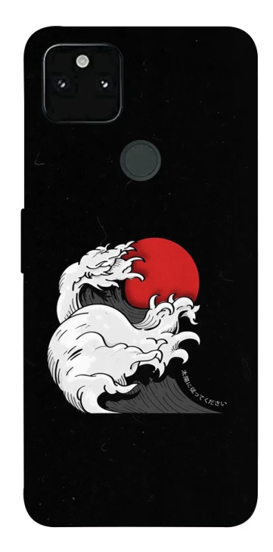 Чехол на Google Pixel 5A Волны Японии v2 фото 1 из 1