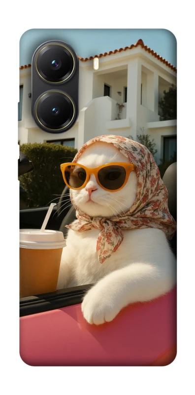 Чохол на Xiaomi Poco X7 Pro Stylish Cat Cruise фото 1 з 1