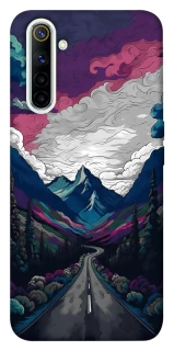 Чехол на Realme 6 Нарисованные горы фото 1 из 1