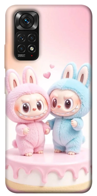 Чехол на Xiaomi Redmi Note 11 (Global) / Note 11S Labubu Twins фото 1 из 1