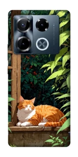 Чохол на Infinix Note 40 Pro 4G red cat фото 1 з 1