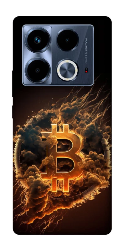 Чохол на Infinix Note 40 4G Smoky Bitcoin фото 1 з 1
