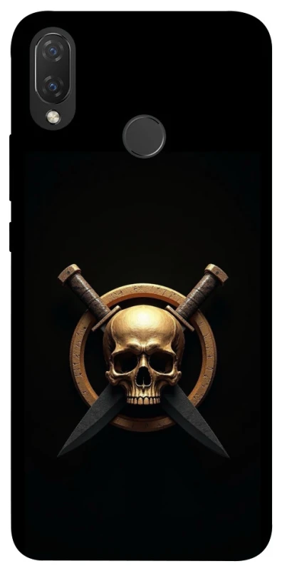 Чохол на Huawei P Smart+ (nova 3i) Golden Skull фото 1 з 1