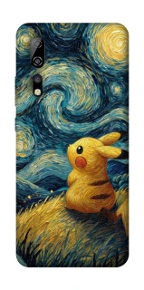 Чехол на ZTE Axon 10 Pro Pikachu and Van Gogh фото 1 из 1