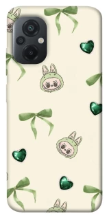 Чохол на Xiaomi Poco M5 Labubu Green Heart фото 1 з 1