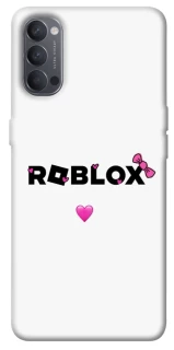 Чохол на Oppo Reno 4 Roblox heart фото 1 з 1
