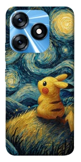 Чохол на TECNO Spark 10 Pikachu and Van Gogh фото 1 з 1