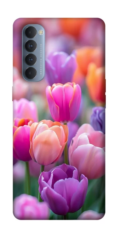 Чохол на Oppo Reno 4 Pro Тюльпанове поле фото 1 з 1