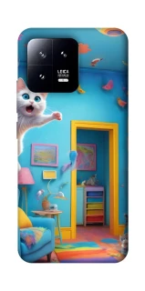 Чохол на Xiaomi 13 crazy cat фото 1 з 1