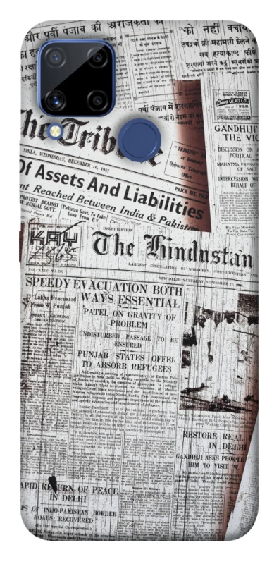 Чехол на Realme C15 Газеты фото 1 из 1