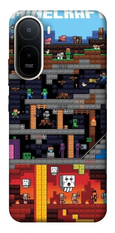 Чохол на Xiaomi Redmi A7 Pro 4G Minecraft фото 2 з 2
