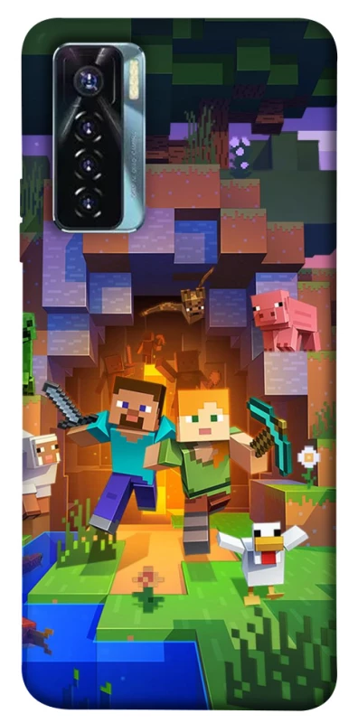 Чехол на TECNO Camon 17 Pro Minecraft game фото 1 из 1