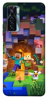 Чехол на TECNO Camon 17 Pro Minecraft game фото 1 из 1