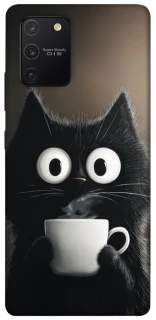 Чехол на Samsung Galaxy S10 Lite morning cat фото 1 из 1