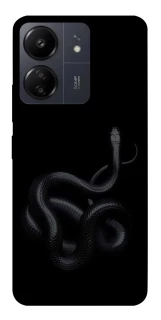 Чохол на Xiaomi Poco C65 Black snake фото 1 з 1