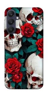 Чохол на Samsung Galaxy A25 5G skull and rose фото 1 з 1
