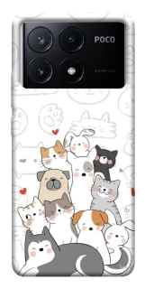 Чохол на Xiaomi Poco X6 Funny Pets фото 1 з 1