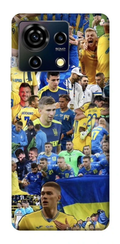 Чехол на ZTE Blade V50 Vita UA-Football ver.6 фото 1 из 1