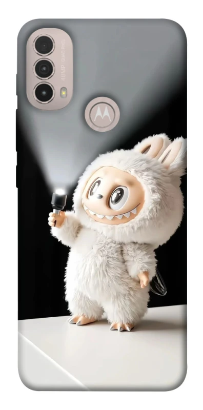 Чохол на Motorola Moto E40 Labubu with flashlight ver.2 фото 1 з 1