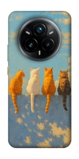 Чехол на Realme 14 Pro cats on wall фото 1 Чехол на Realme 14 Pro cats on wall фото 1 из 1