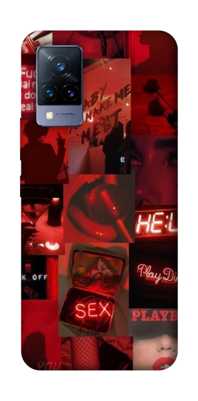 Чехол на Vivo V21 Love collage ver.3 фото 1 из 1