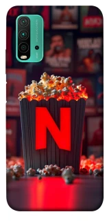 Чехол на Xiaomi Redmi Note 9 4G / Redmi 9 Power Netflix and popcorn фото 1 из 1