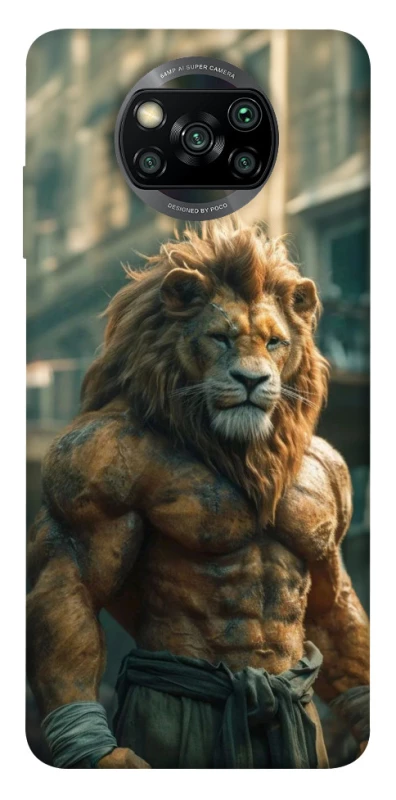 Чехол на Xiaomi Poco X3 NFC / Poco X3 Pro Лев фото 1 из 1