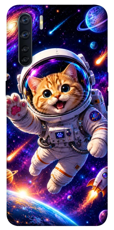 Чехол на Oppo A91 Space Cat фото 1 из 1