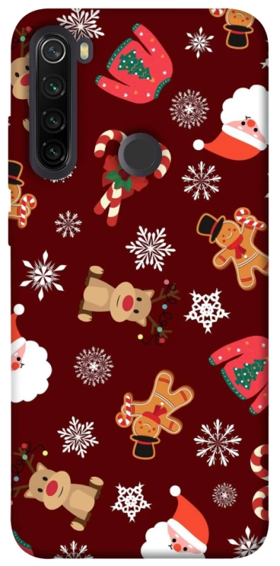 Чехол на Xiaomi Redmi Note 8T Новогодний v6 фото 1 из 1