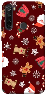 Чехол на Xiaomi Redmi Note 8T Новогодний v6 фото 1 из 1