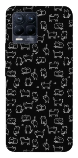 Чохол на Realme 8 Black Cats фото 1 Чохол на Realme 8 Black Cats фото 1 з 1
