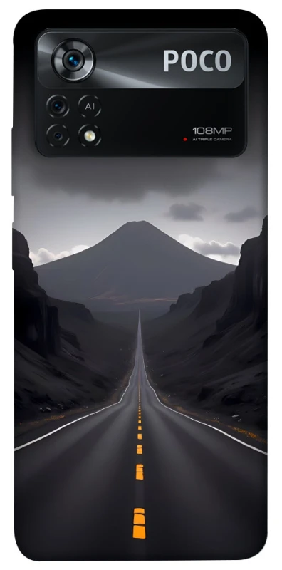 Чохол на Xiaomi Poco X4 Pro 5G Black mountains фото 1 з 1