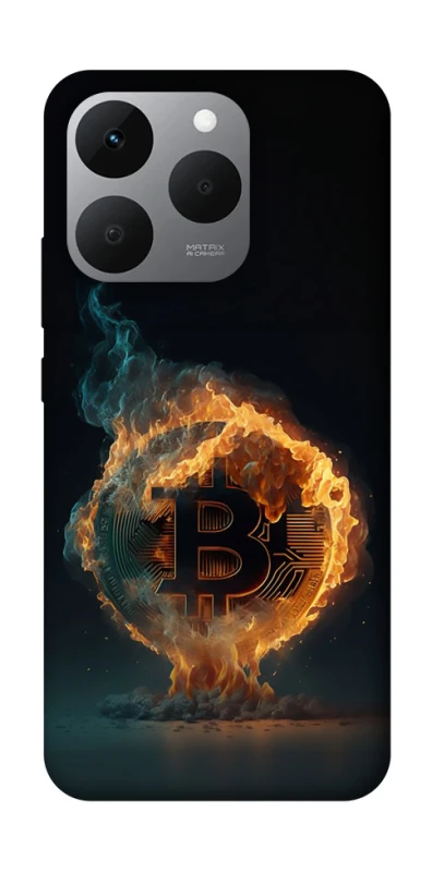 Чохол на Realme 15T Fire Bitcoin фото 1 з 1