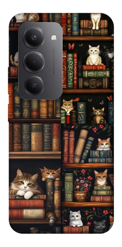 Чехол на Xiaomi Redmi 15 (EU) Cats & Books фото 1 из 1