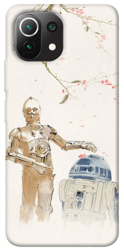 Чохол на Xiaomi Mi 11 Lite Star Wars robots фото 1 з 1