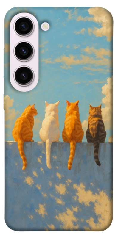 Чохол на Samsung Galaxy S23+ cats on wall фото 1 з 1
