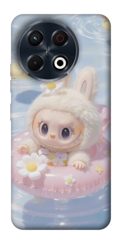 Чохол на TECNO Spark 30 Pro (KL7) Labubu swimming фото 1 з 1