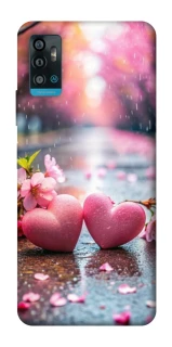 Чохол на ZTE Blade A71 Pink heart фото 1 з 1