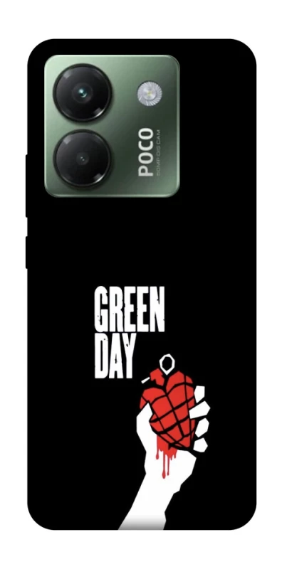Чохол на Xiaomi Poco M7 pro 5G Green Day logo фото 1 Чохол на Xiaomi Poco M7 pro 5G Green Day logo фото 1 з 1