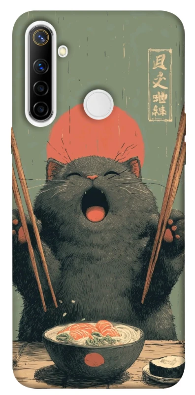 Чехол на Realme 6i Hungry Cat фото 1 из 1