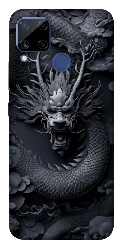 Чохол на Realme C15 black dragon фото 1 з 1